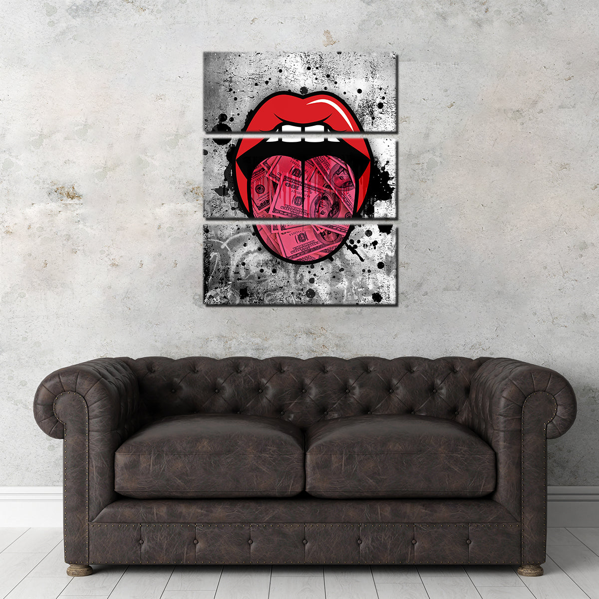 Dollar Tongue Canvas Art Wall Art