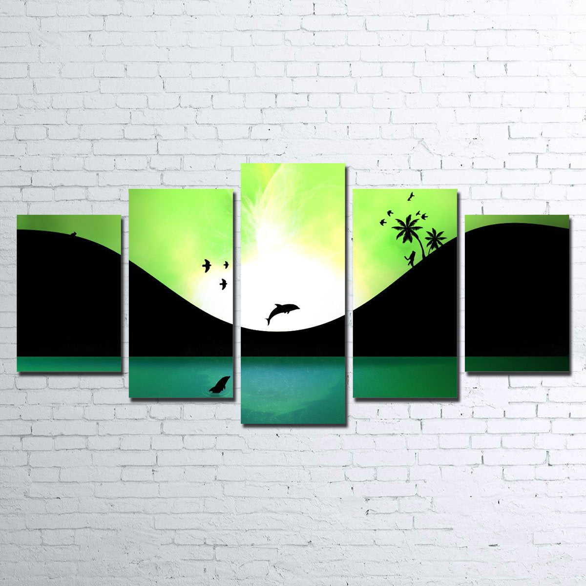 Neon Sunset Canvas Set