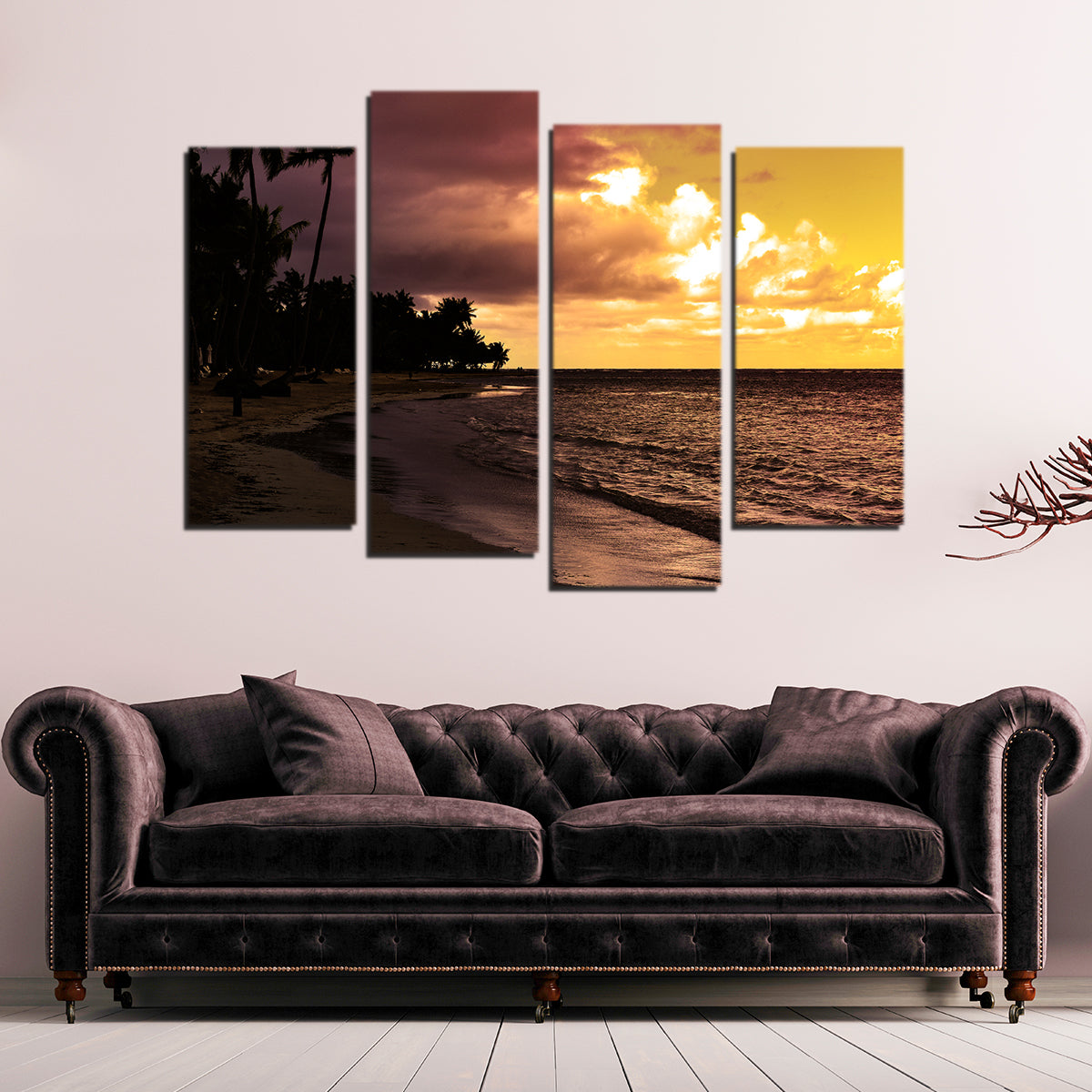 Dominican Sunset 1 Wall Art