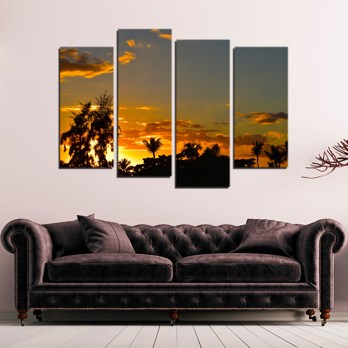 Dominican Sunset 3 Wall Art