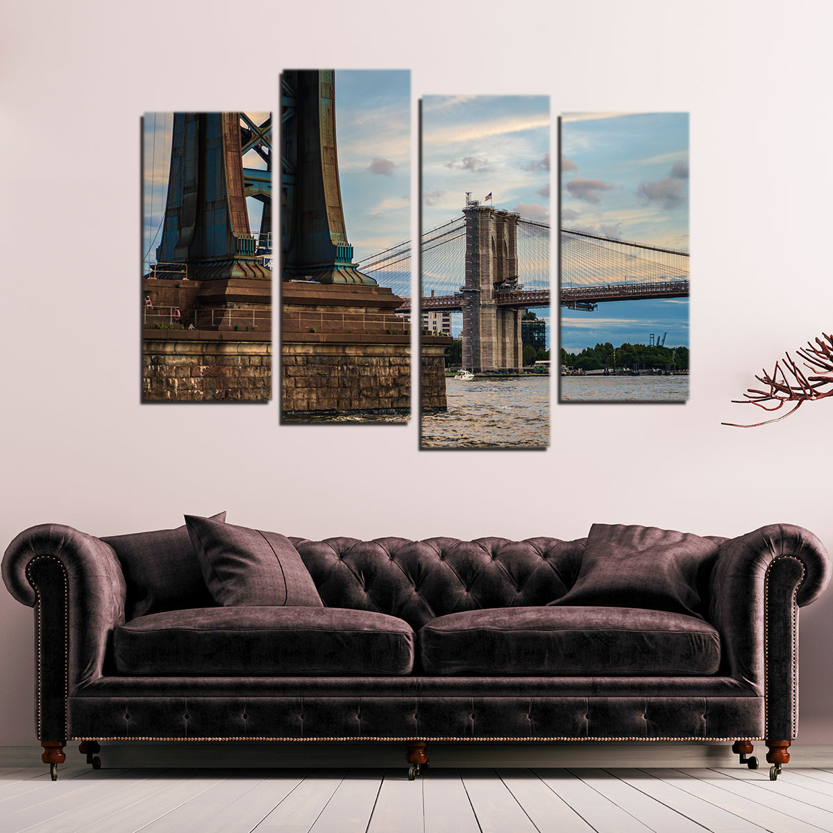 Dual Bridges Wall Art