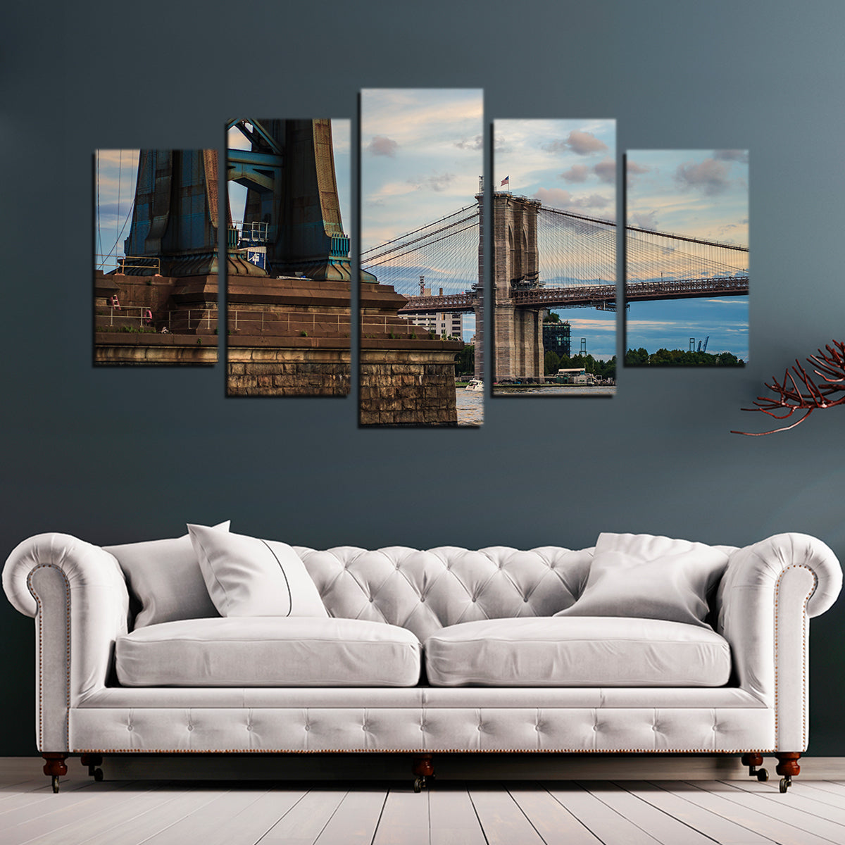 Dual Bridges Wall Art