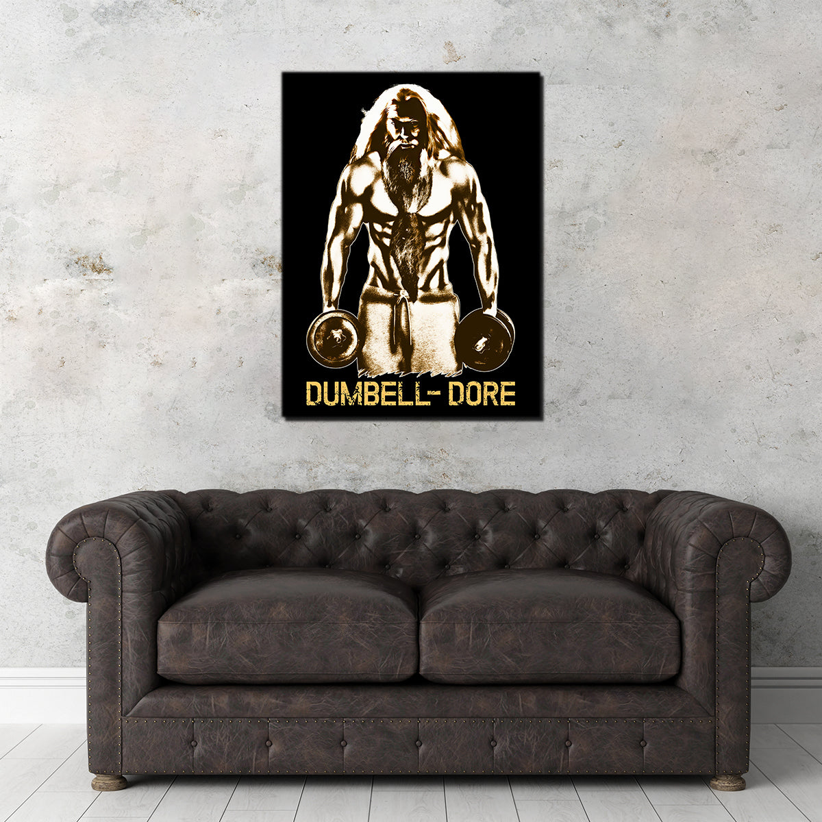 Dumbell-Dore Wall Art