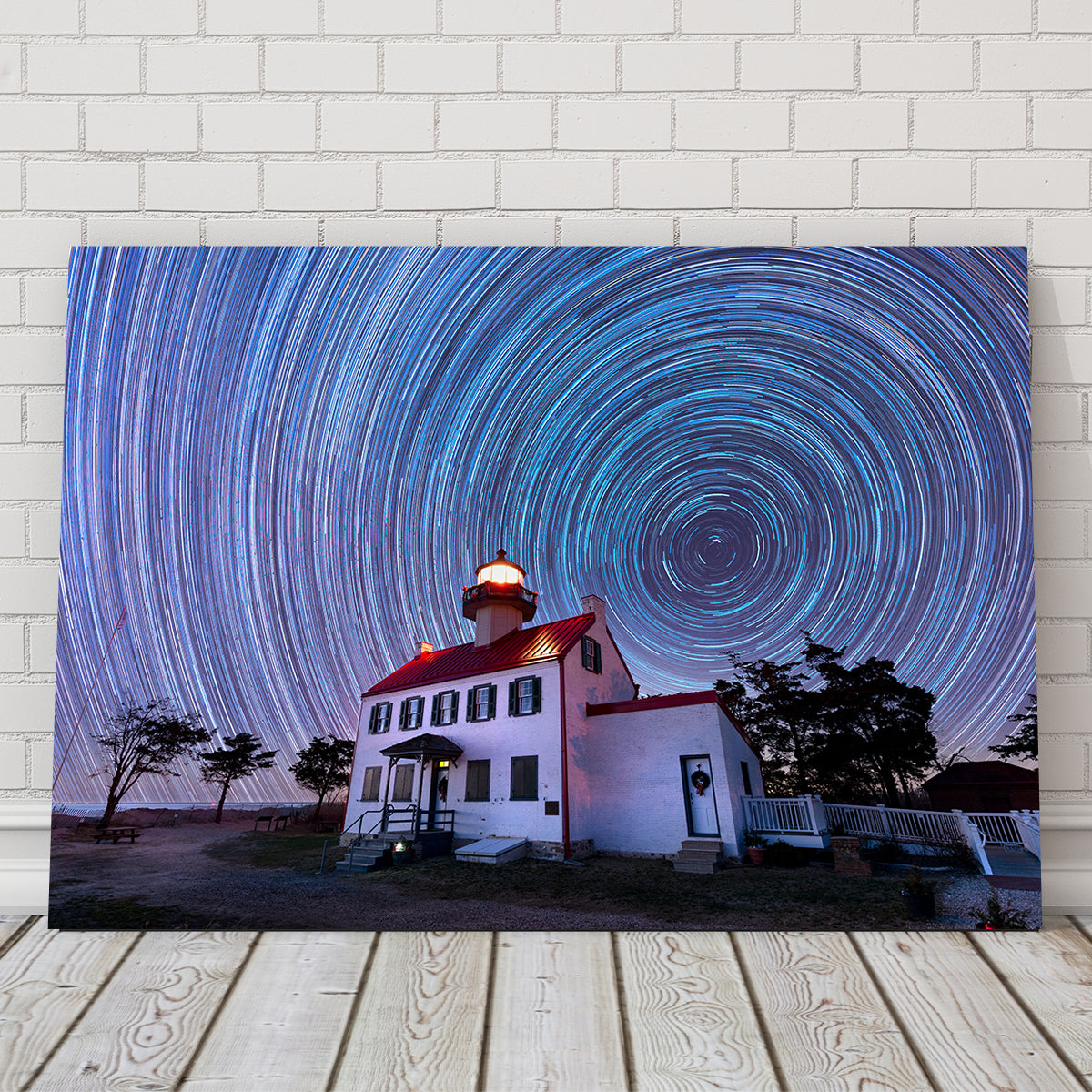 East Point Lighthouse - Winter Spinnies Wall Art