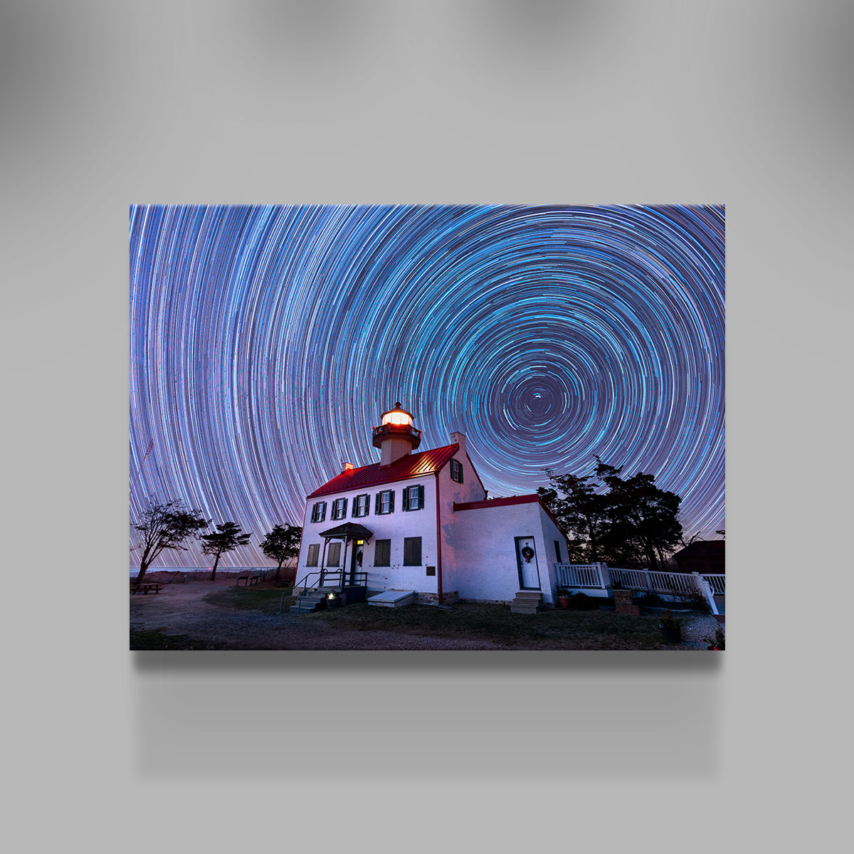 East Point Lighthouse - Winter Spinnies Wall Art