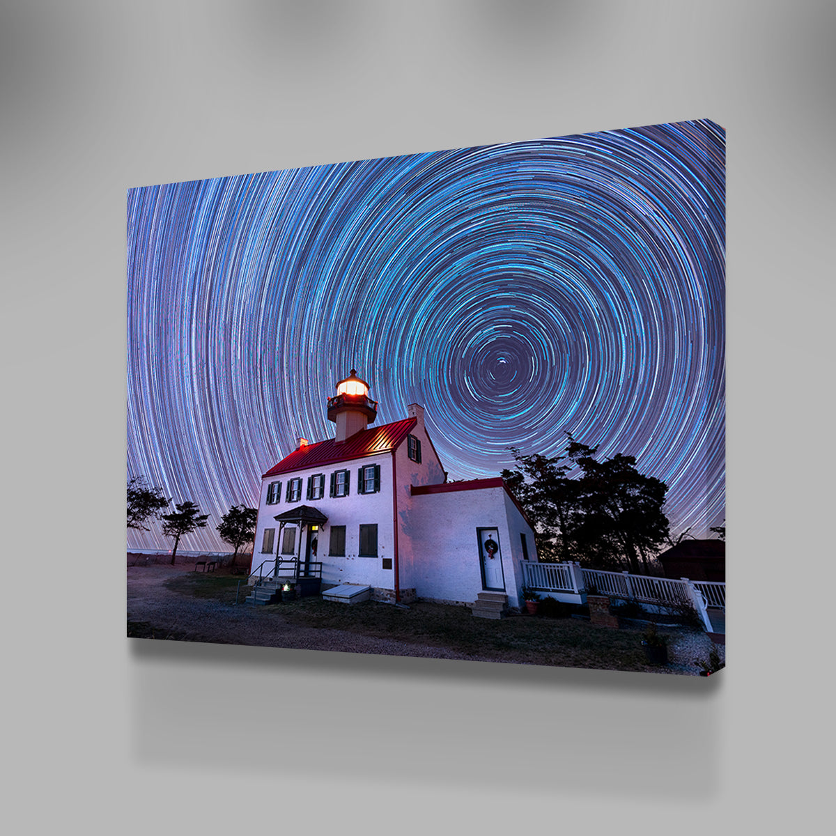 East Point Lighthouse - Winter Spinnies Wall Art