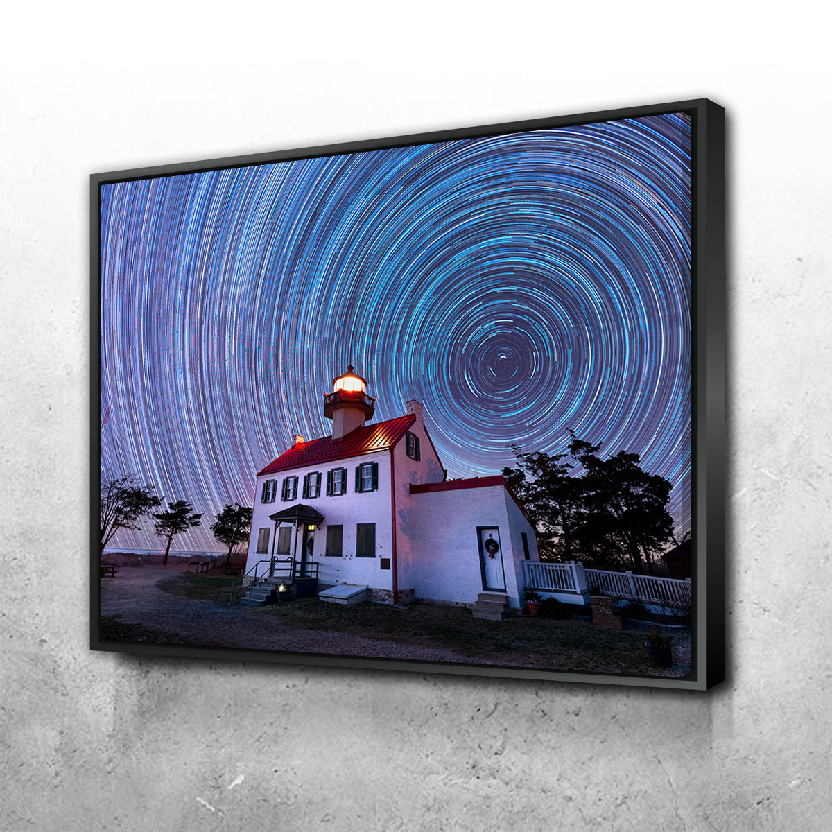 East Point Lighthouse - Winter Spinnies Wall Art