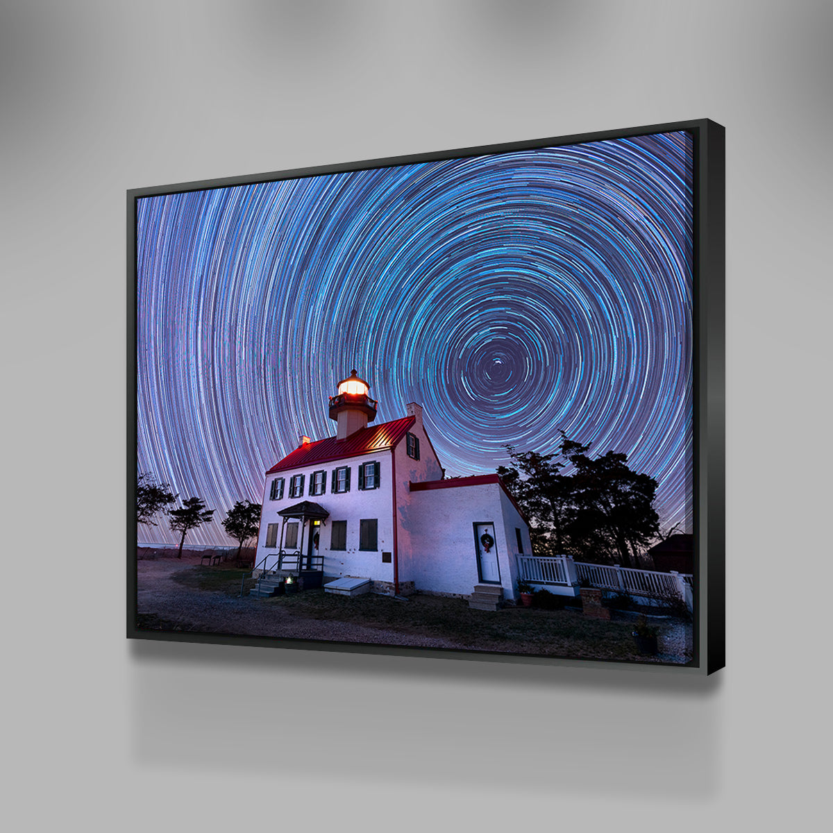 East Point Lighthouse - Winter Spinnies Wall Art