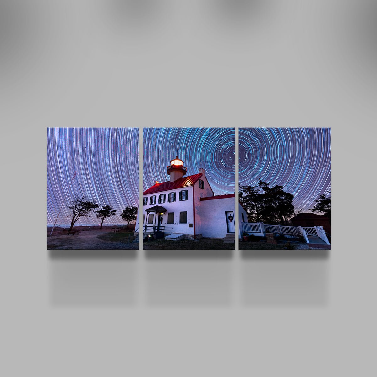 East Point Lighthouse - Winter Spinnies Wall Art