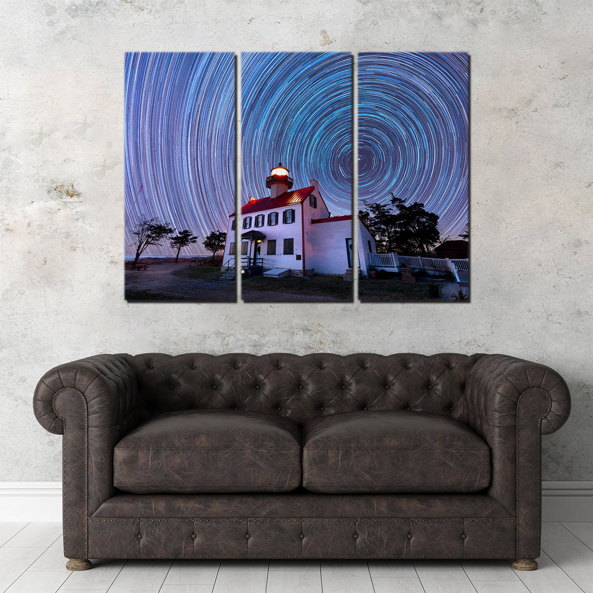 East Point Lighthouse - Winter Spinnies Wall Art