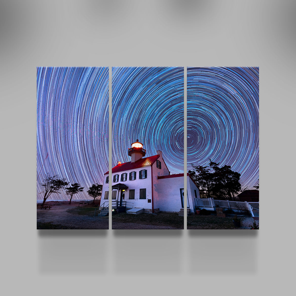 East Point Lighthouse - Winter Spinnies Wall Art