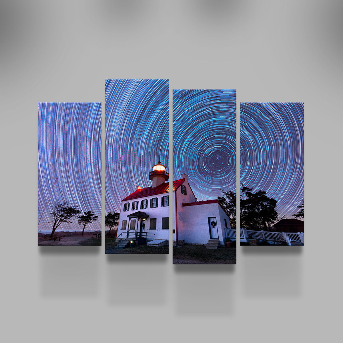East Point Lighthouse - Winter Spinnies Wall Art