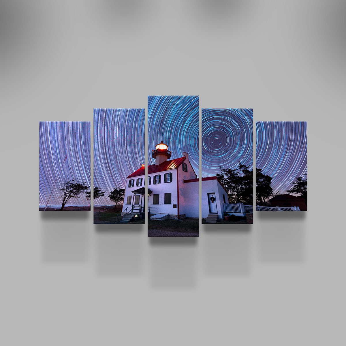 East Point Lighthouse - Winter Spinnies Wall Art