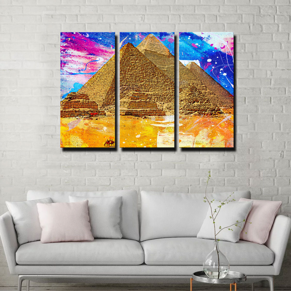 Egypt Pyramids Abstract
