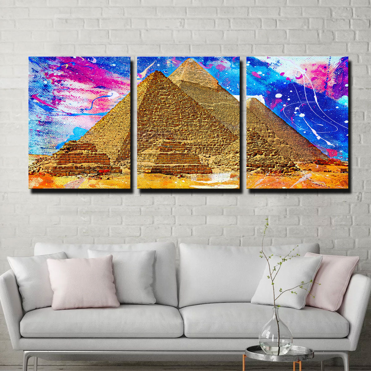 Egypt Pyramids Abstract