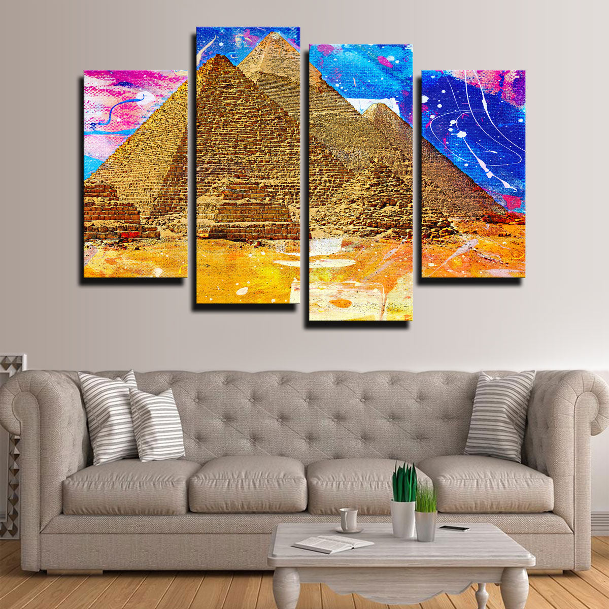 Egypt Pyramids Abstract