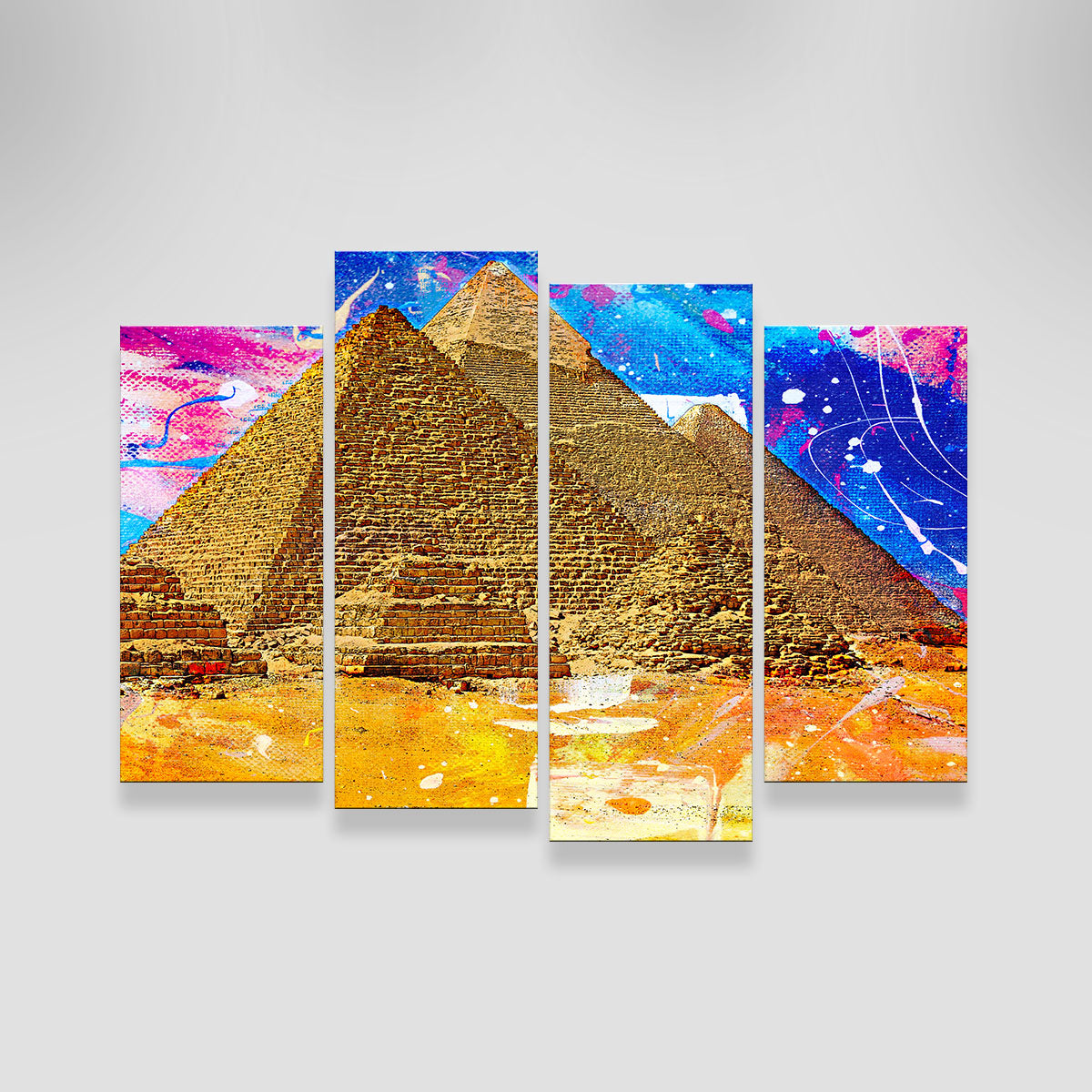 Egypt Pyramids Abstract