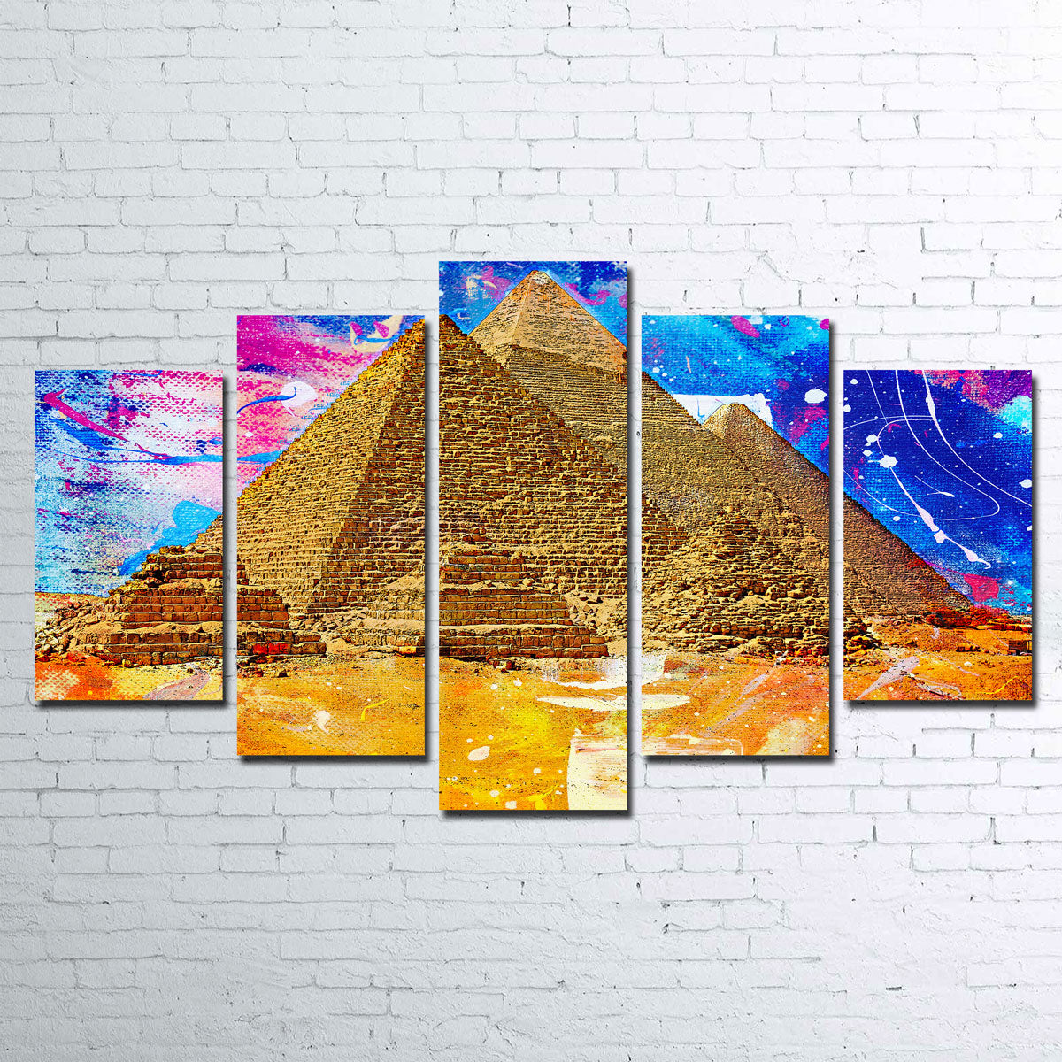 Egypt Pyramids Abstract