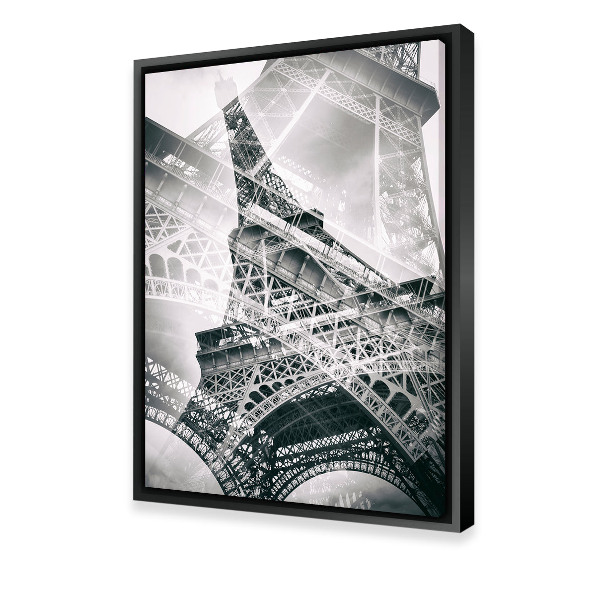 Eiffel Tower Double Exposure Wall Art