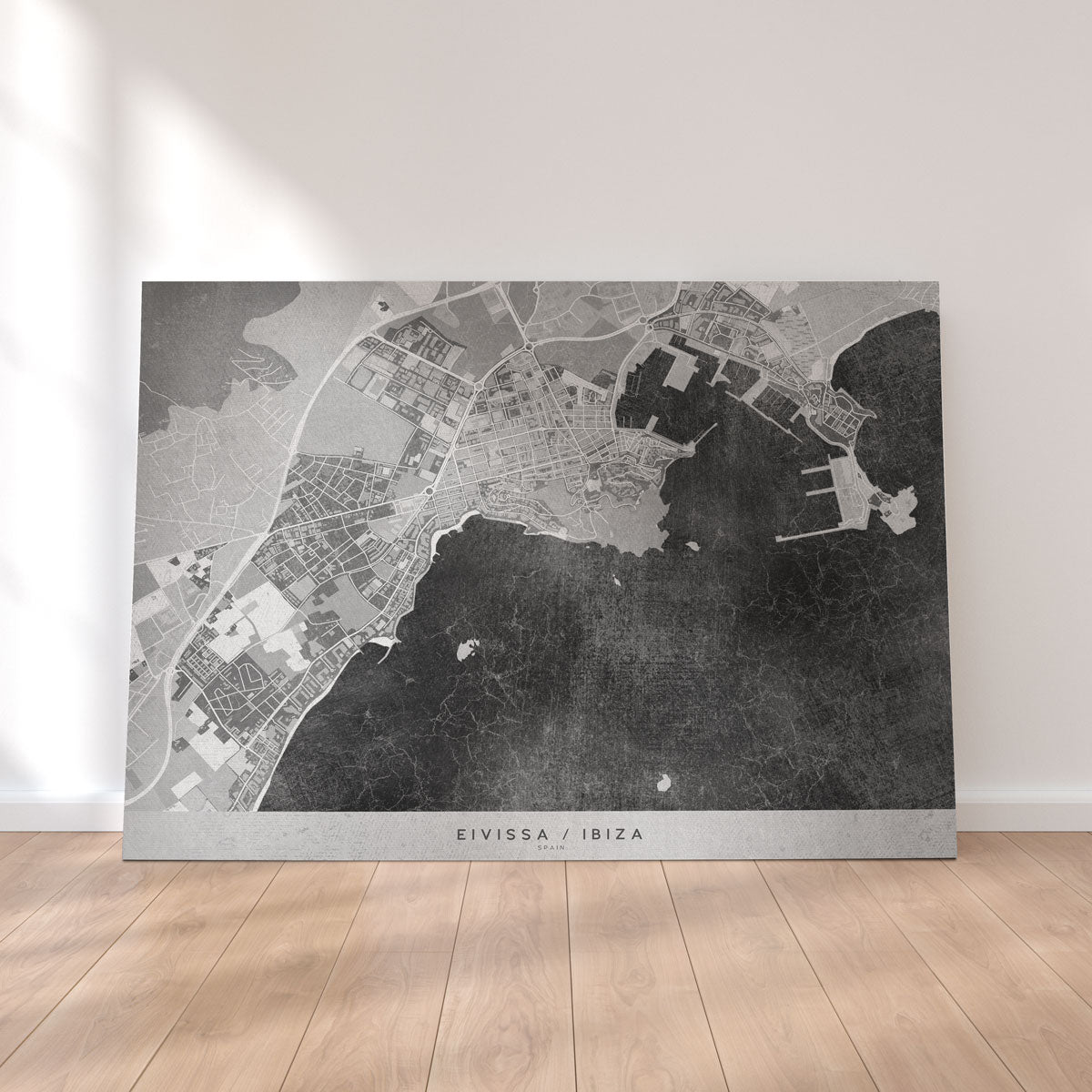 Eivissa Map 2 Wall Art