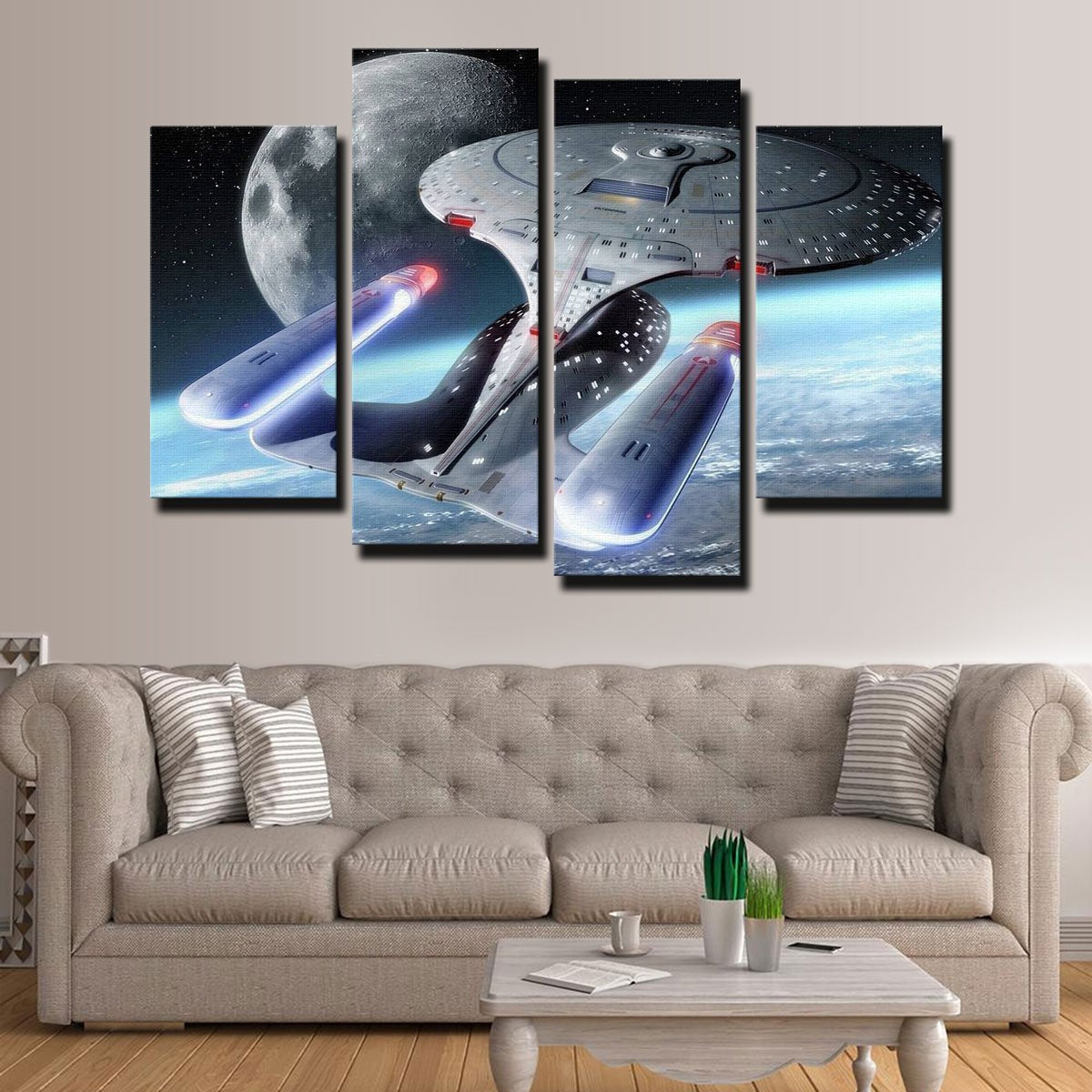 USS Enterprise-D Wall Art