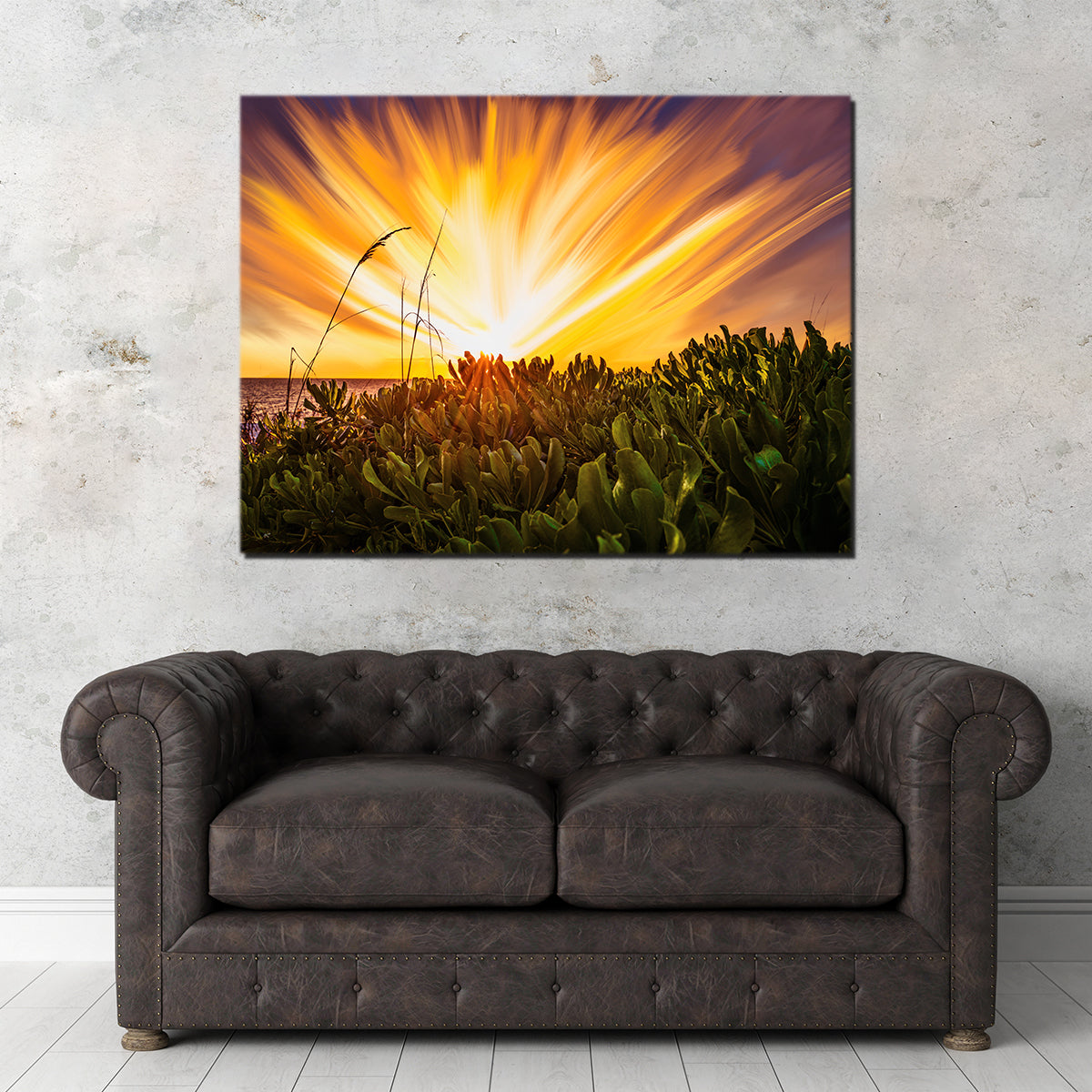 Exploding Sunset Wall Art