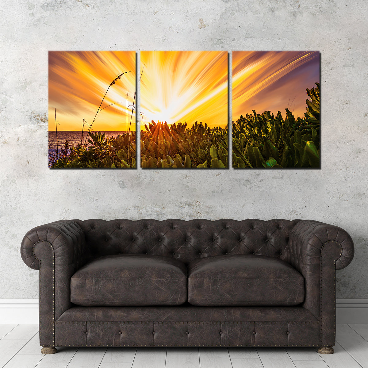 Exploding Sunset Wall Art