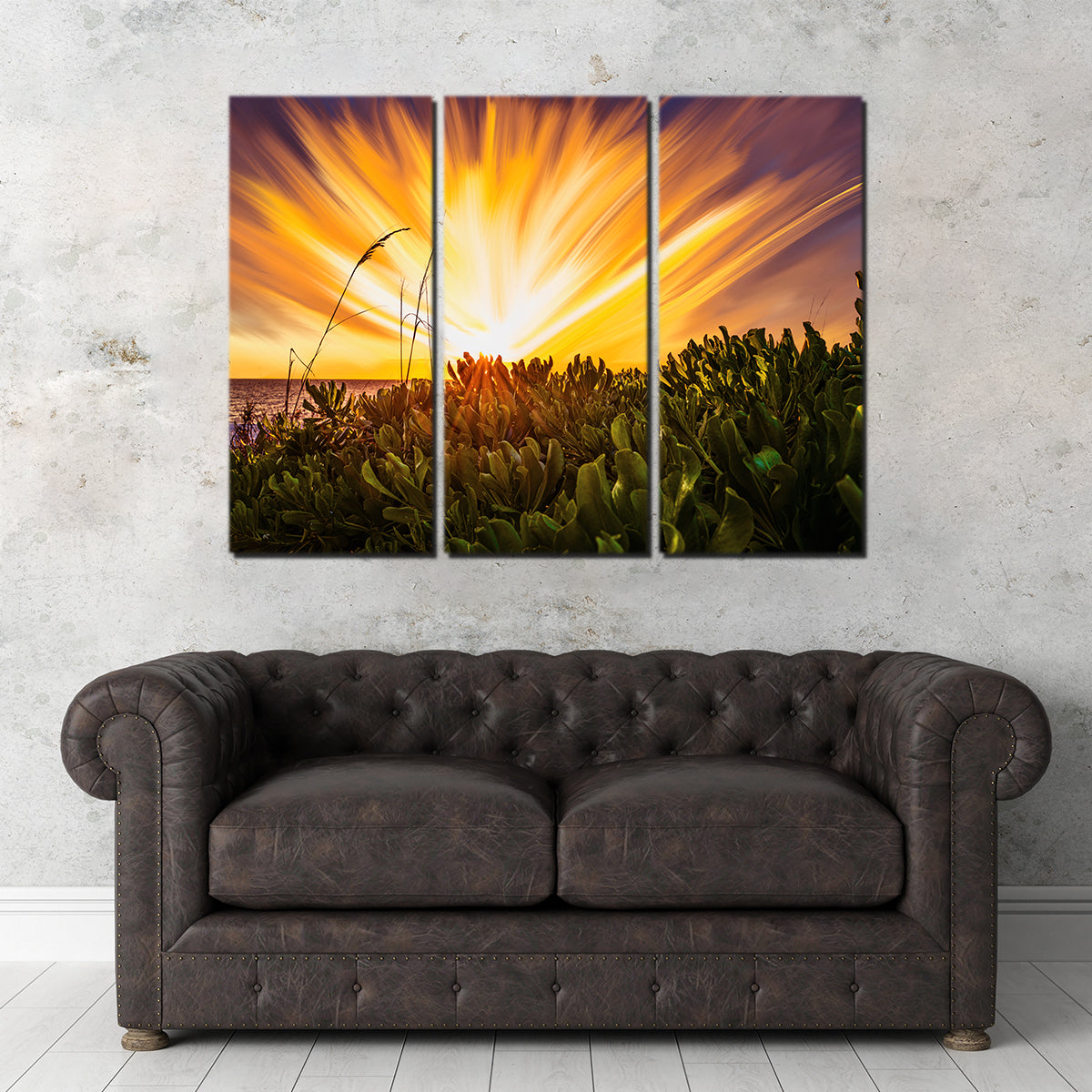 Exploding Sunset Wall Art