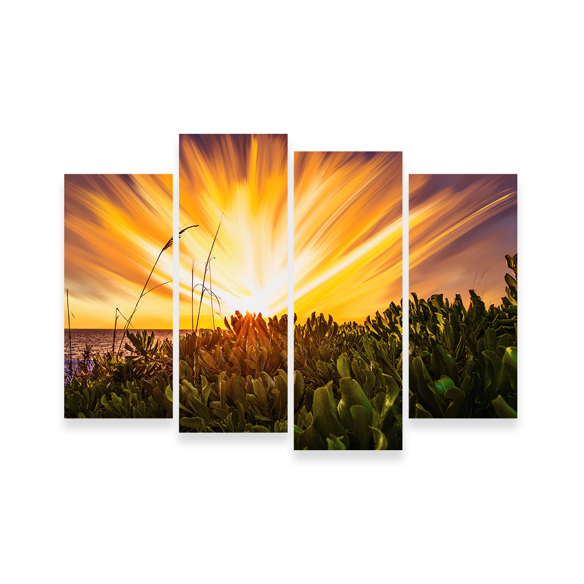 Exploding Sunset Wall Art