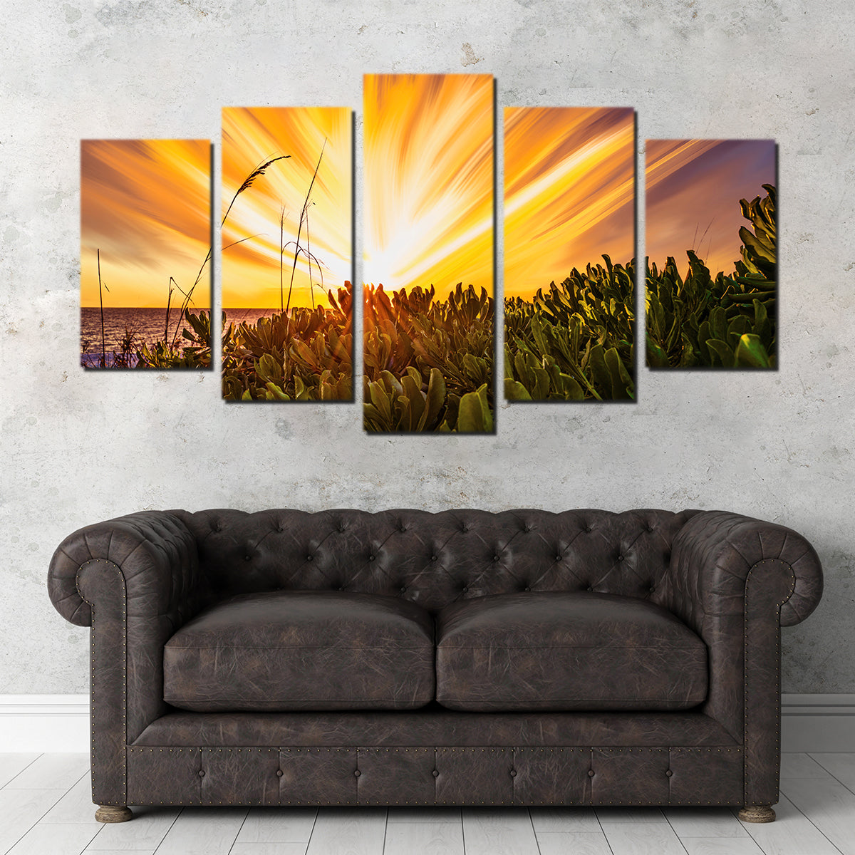 Exploding Sunset Wall Art