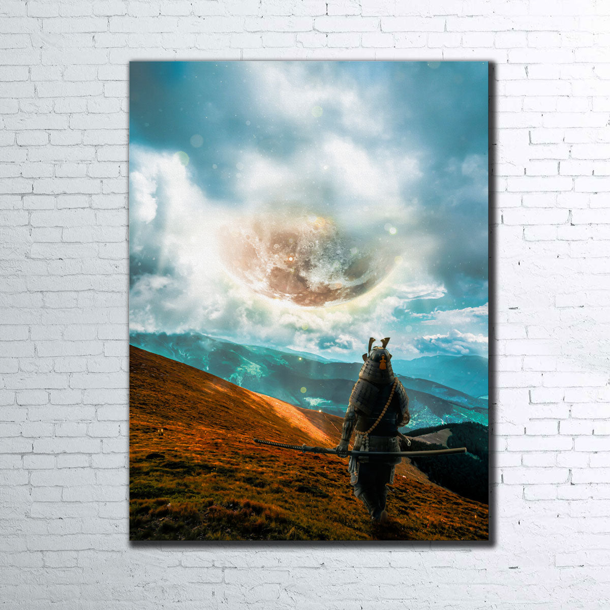 Falling Moon Wall Art