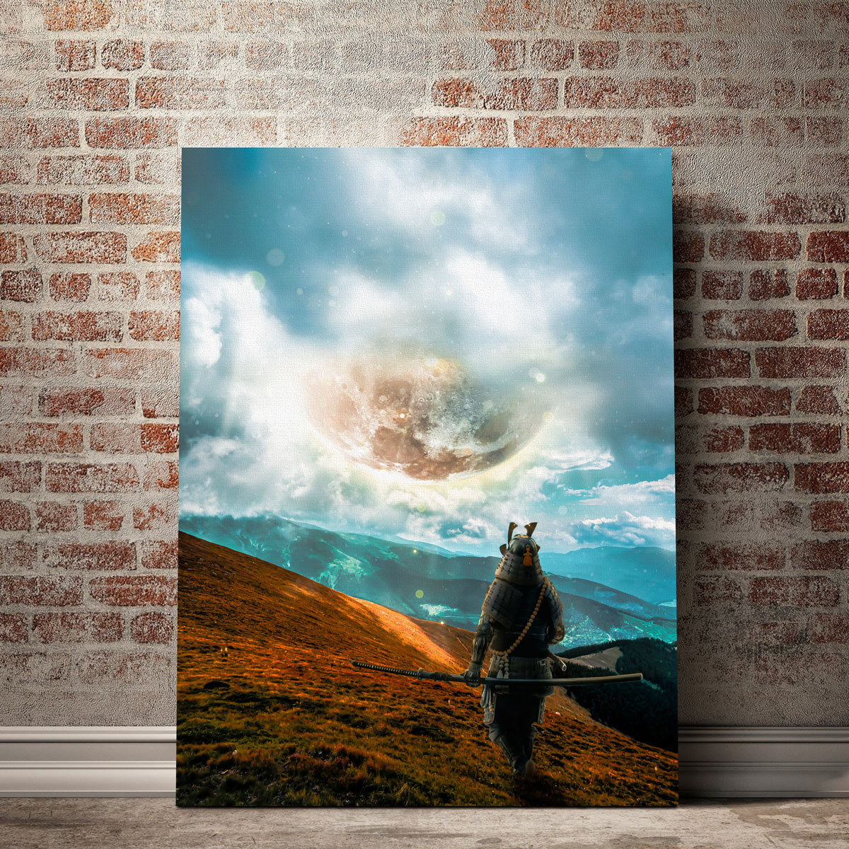 Falling Moon Wall Art