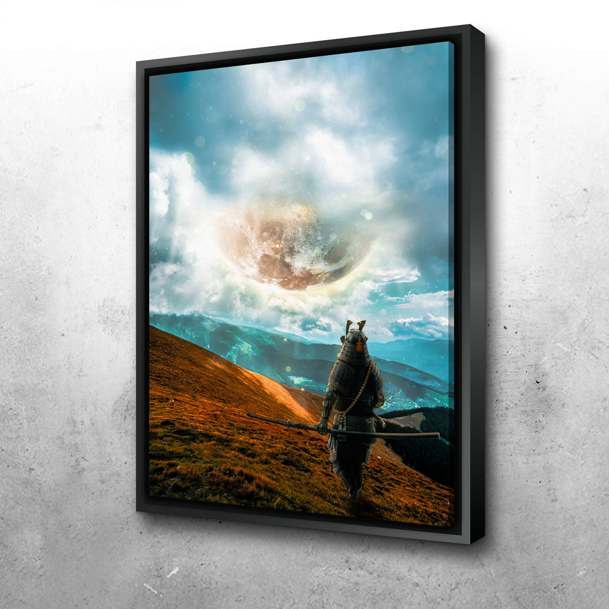Falling Moon Wall Art