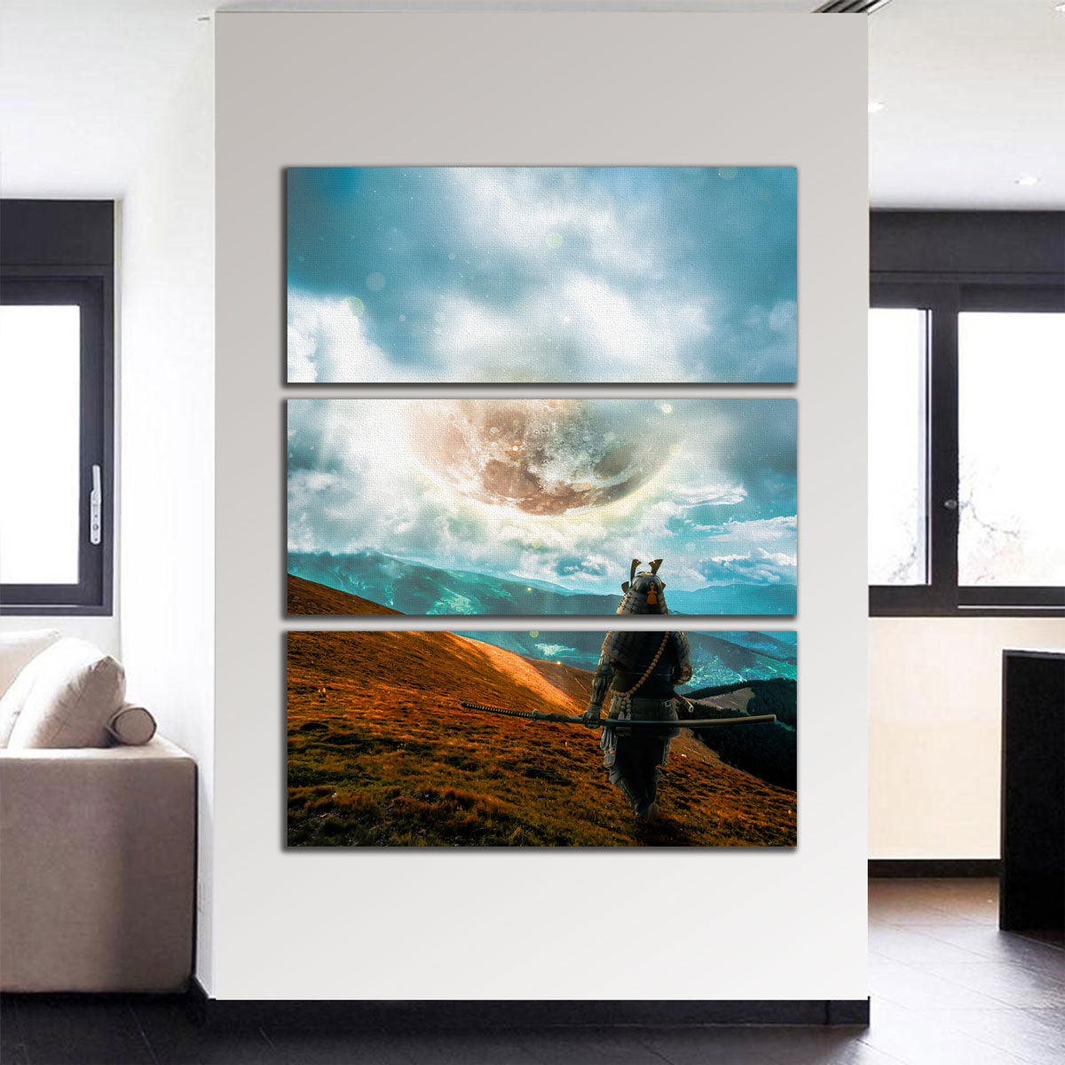 Falling Moon Wall Art
