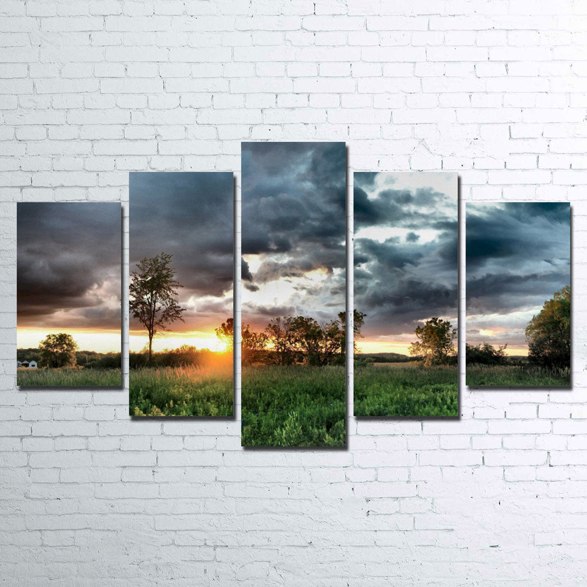 Field & Sunset Canvas Set