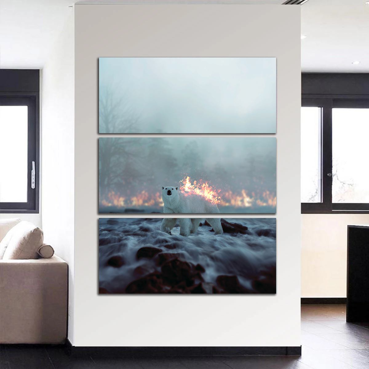 Fire and Ice Wall Art