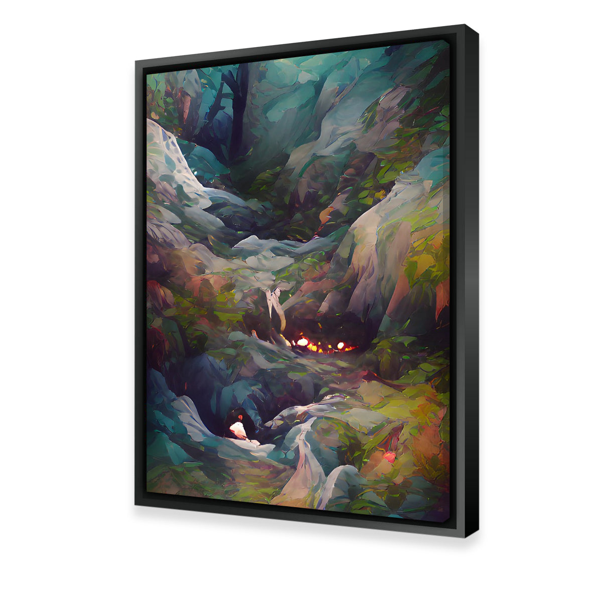 Fire in the Woods Wall Art