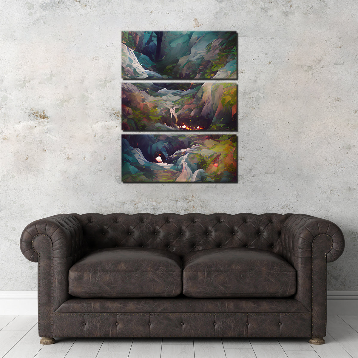 Fire in the Woods Wall Art