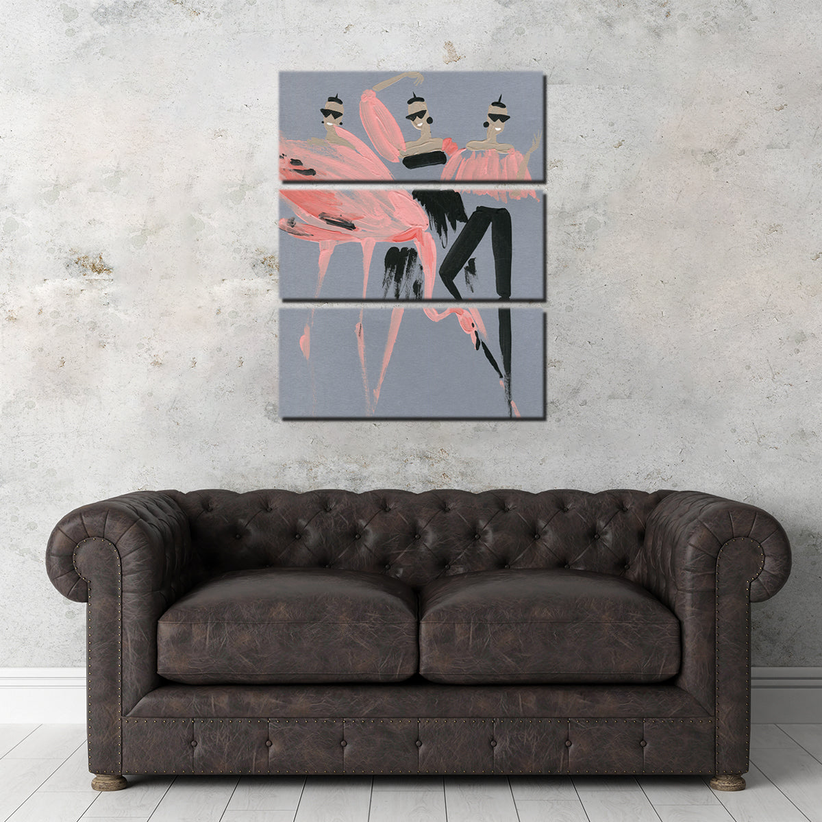 Flamingo Fashion Wall Art