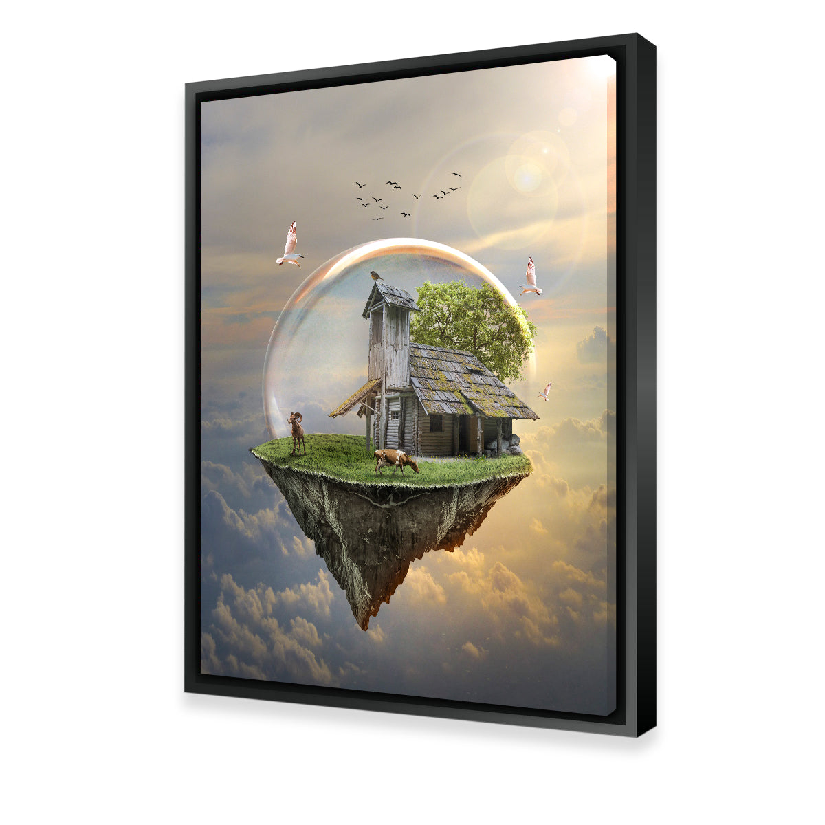 Floating Island Wall Art
