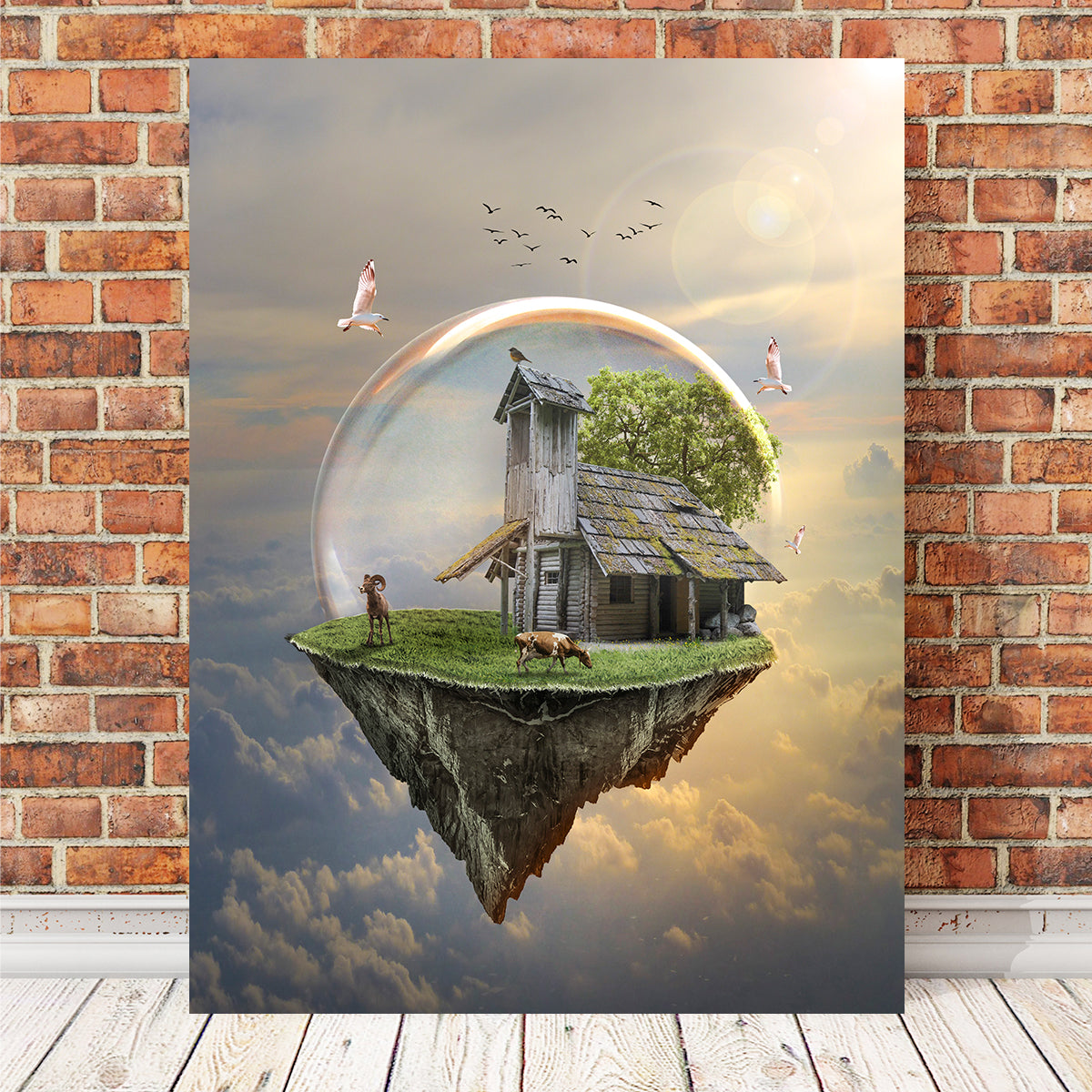 Floating Island Wall Art