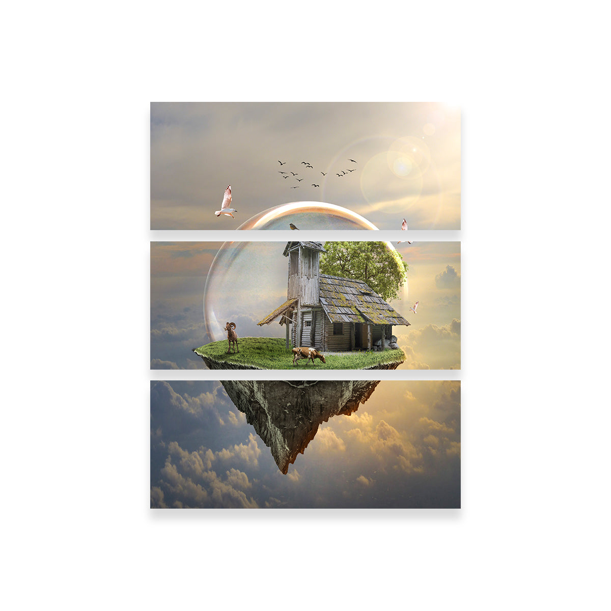 Floating Island Wall Art