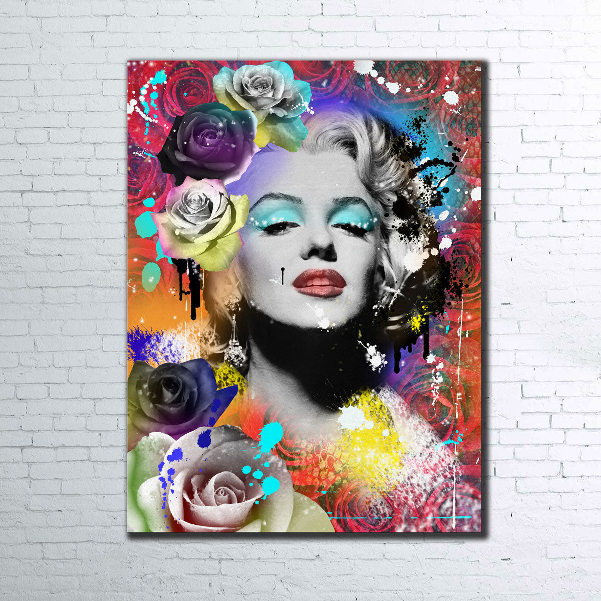 Floral Monroe Wall Art