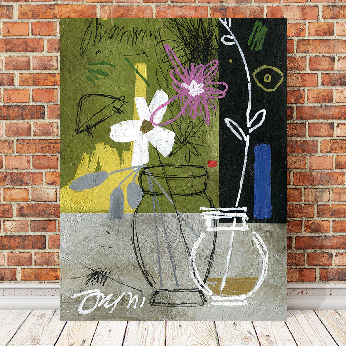 Flowers Abstract Wall Art