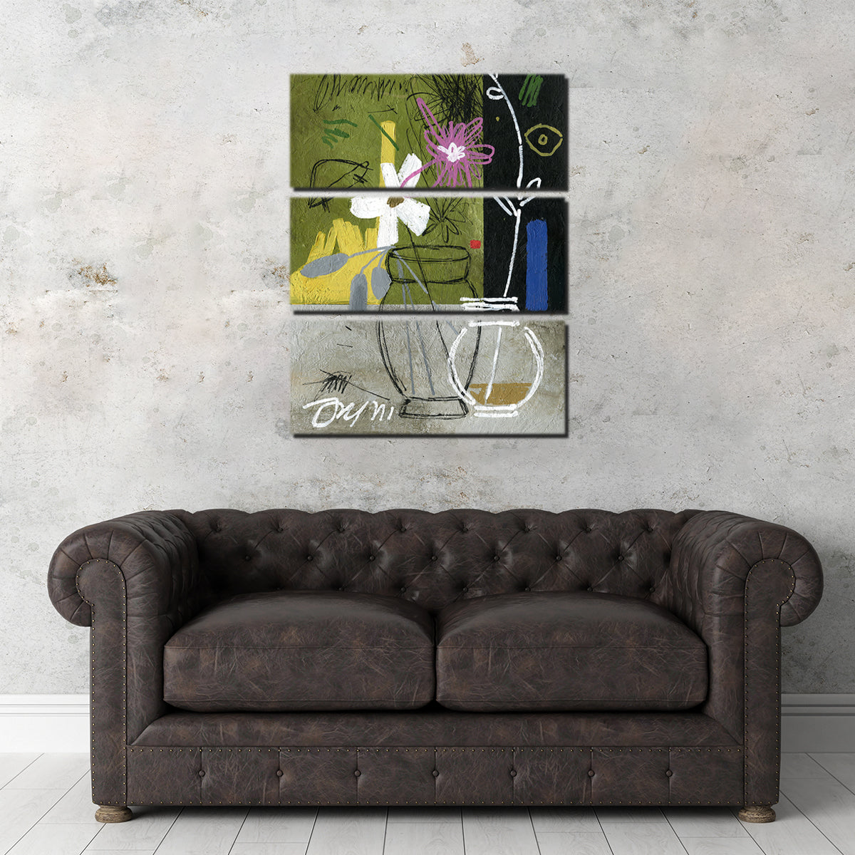 Flowers Abstract Wall Art