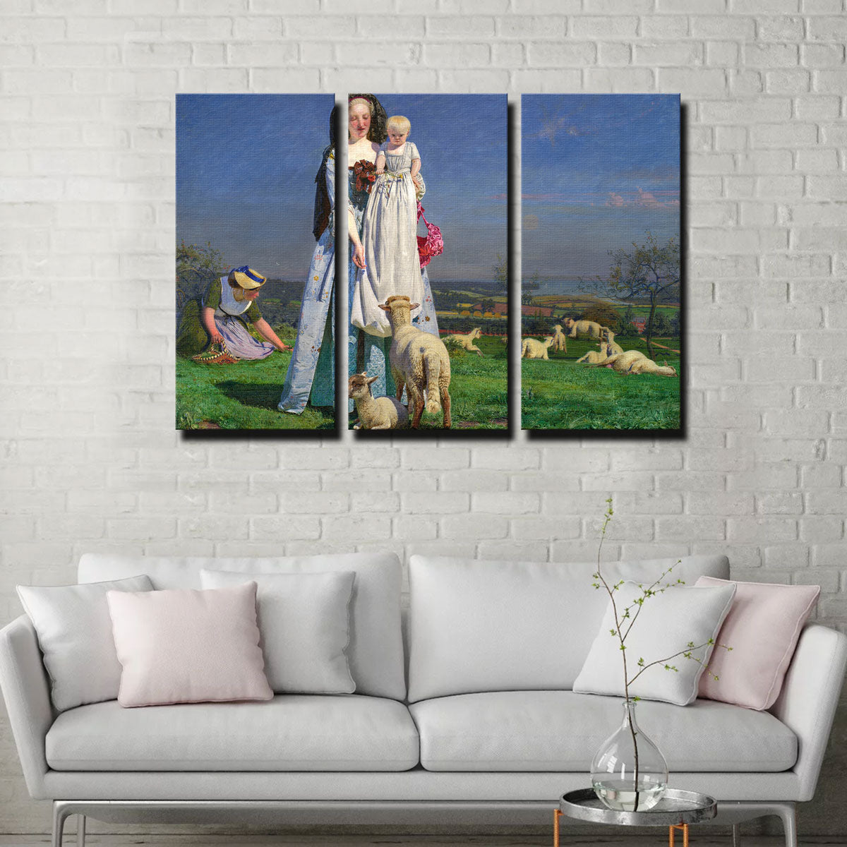 Pretty Baa-Lambs Wall Art