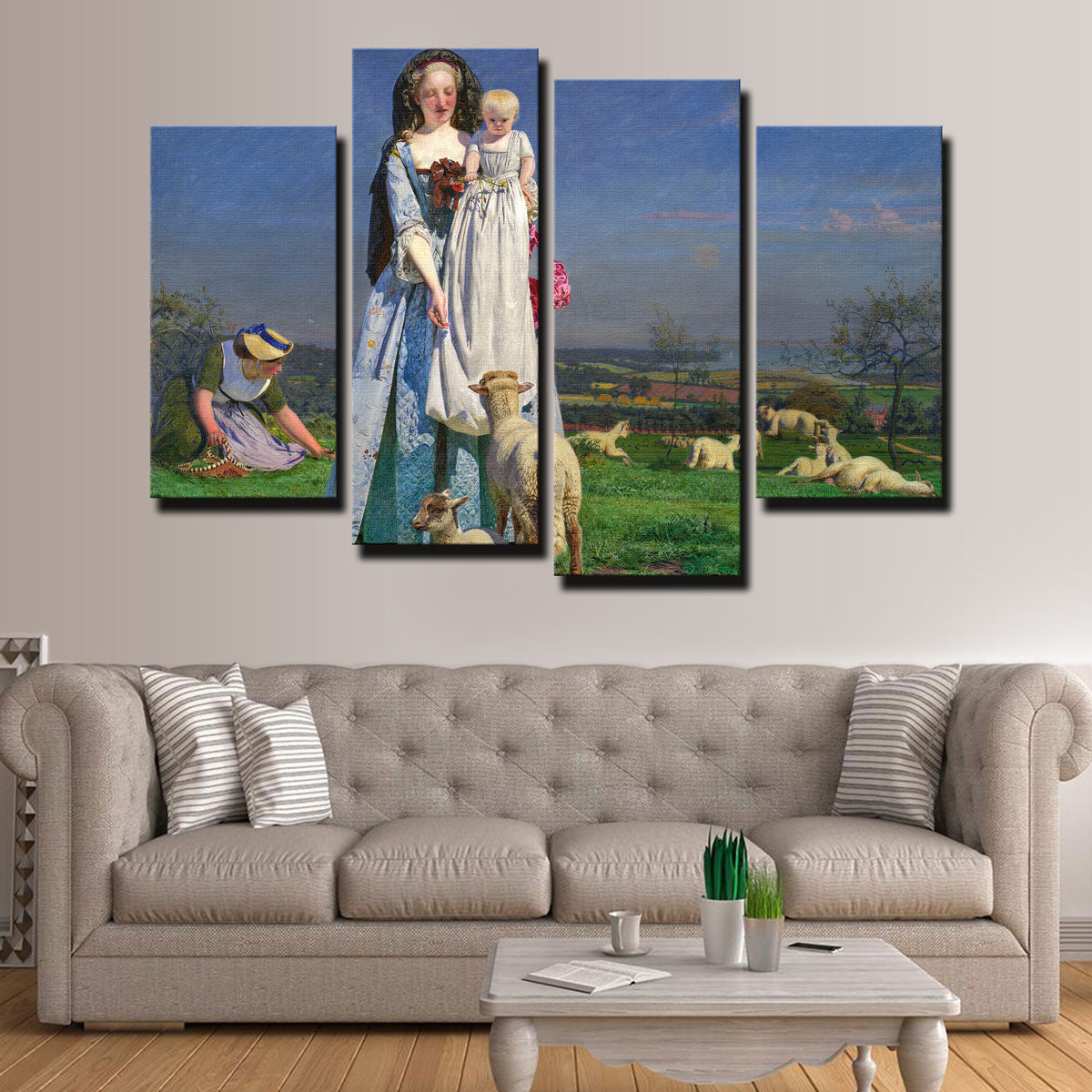 Pretty Baa-Lambs Wall Art