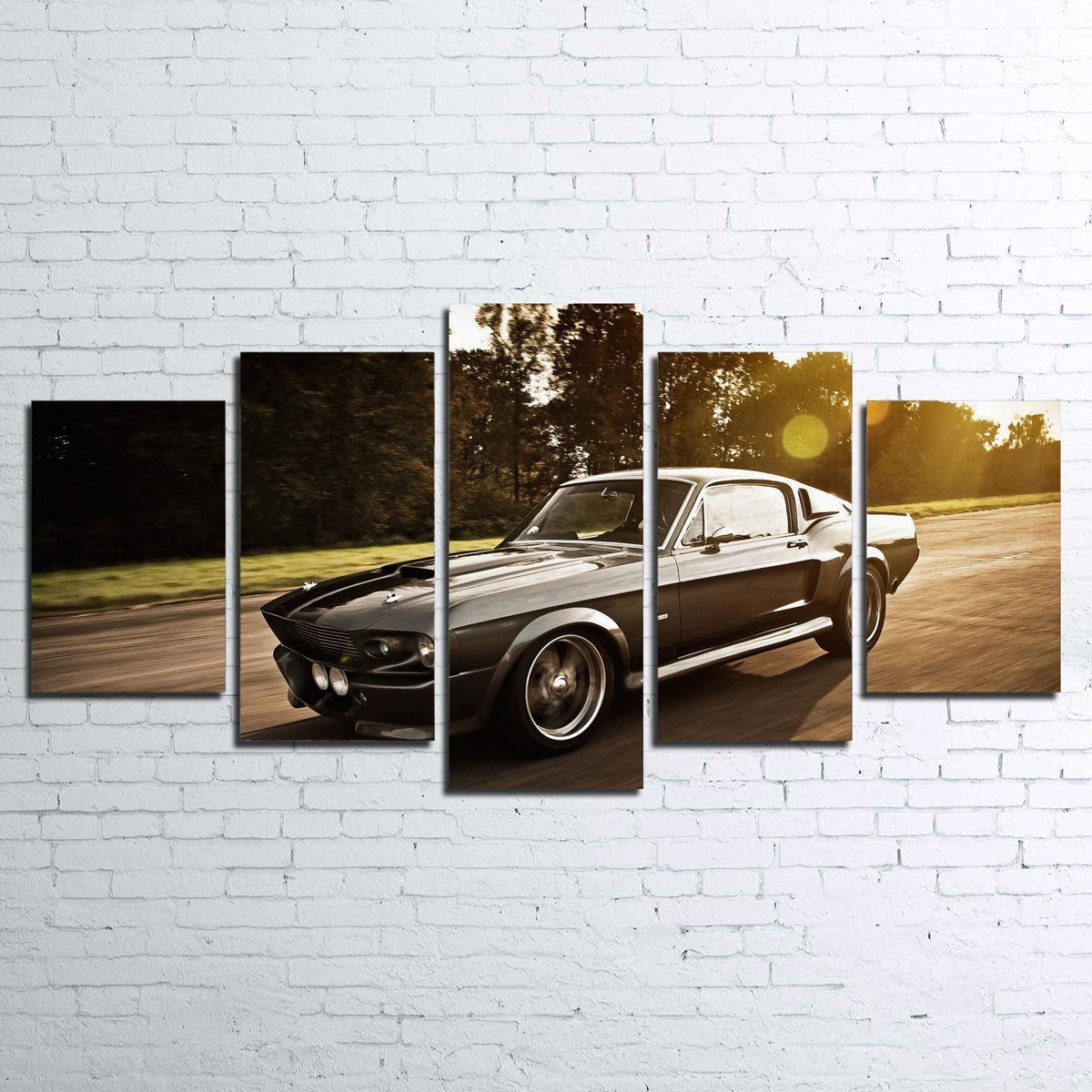 1967 Mustang Shelby GT500 Eleanor 5 Piece Wall Art