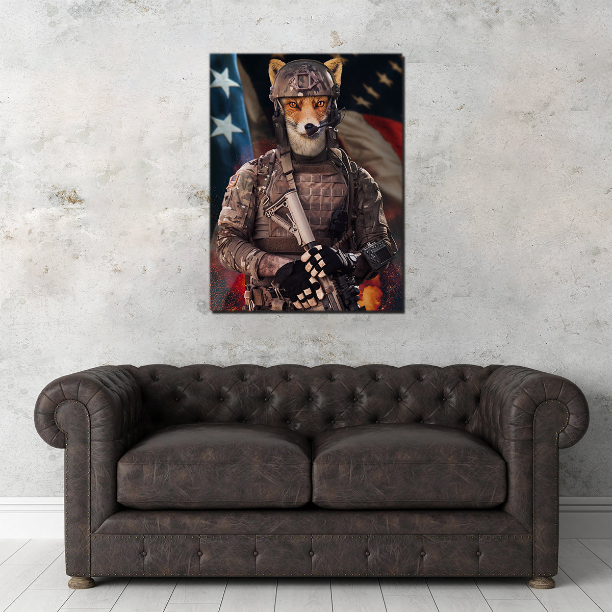 Fox Soldier Wall Art