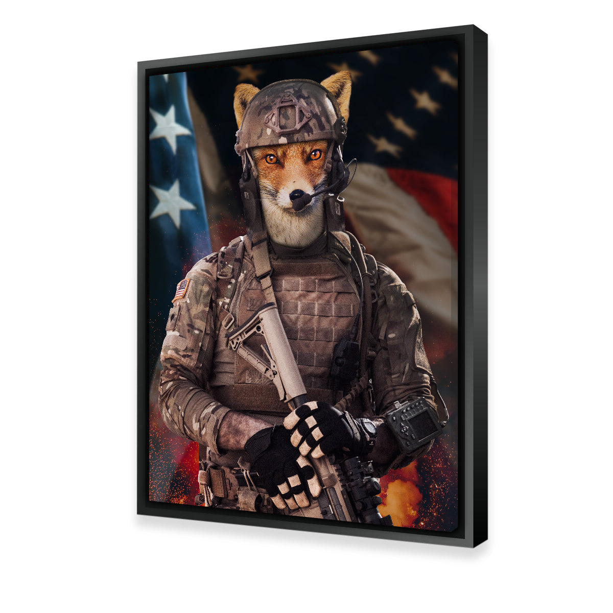 Fox Soldier Wall Art